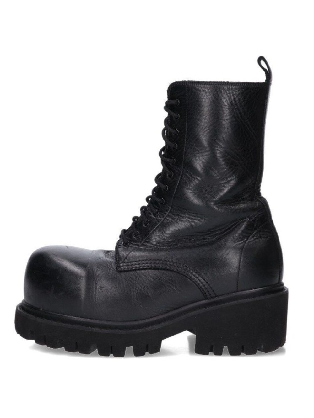 Balenciaga Stomper Booties Lace-up Boots